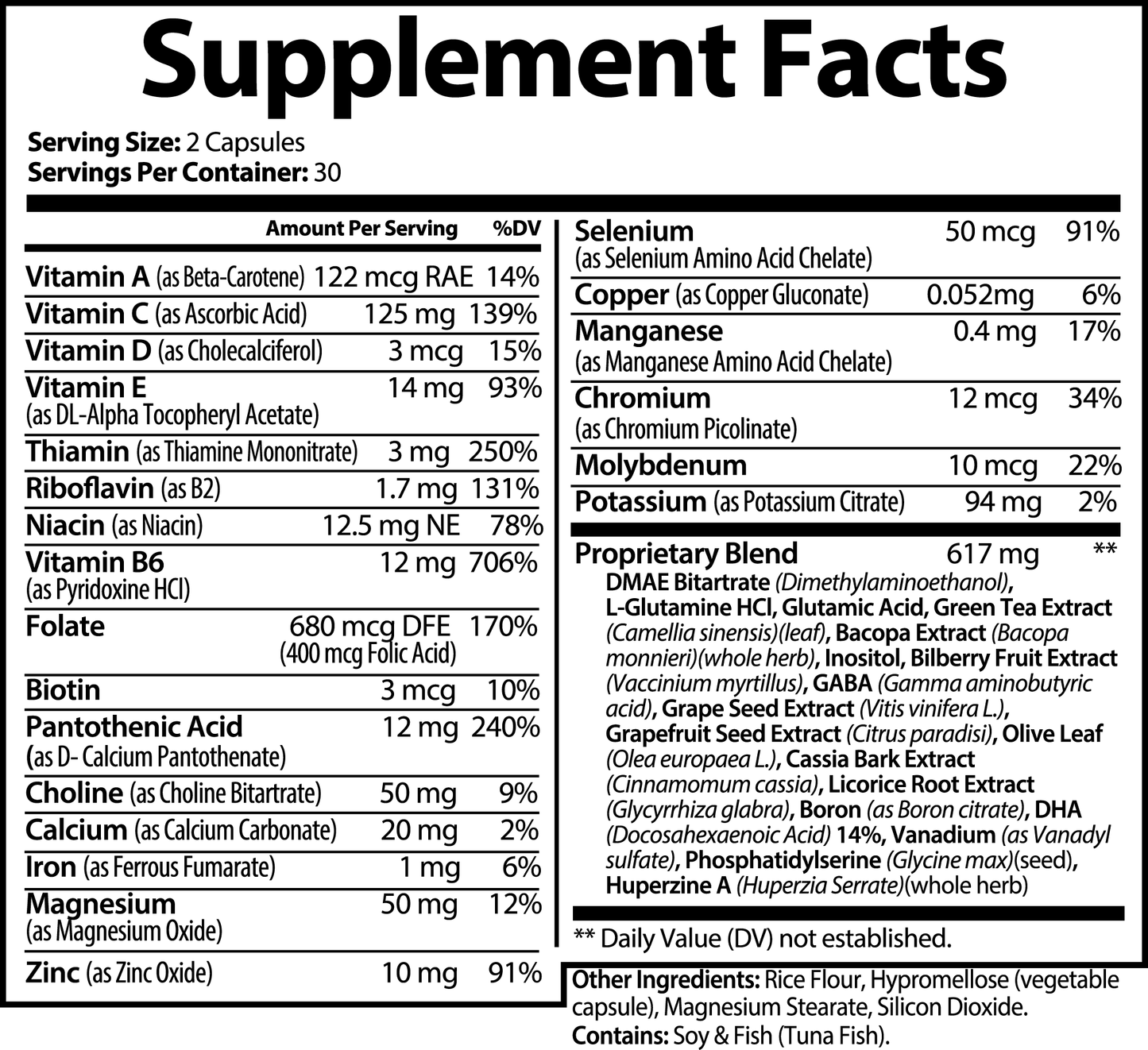 Brain Fuel - LongeVX
