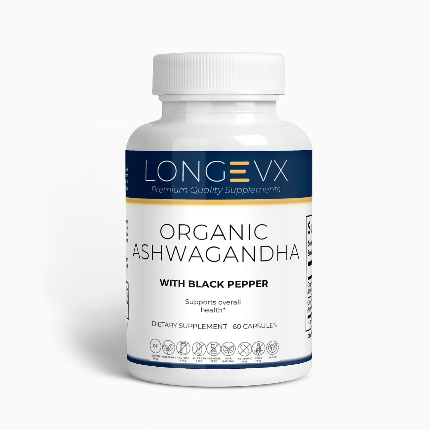 Organic Ashwagandha - LongeVX