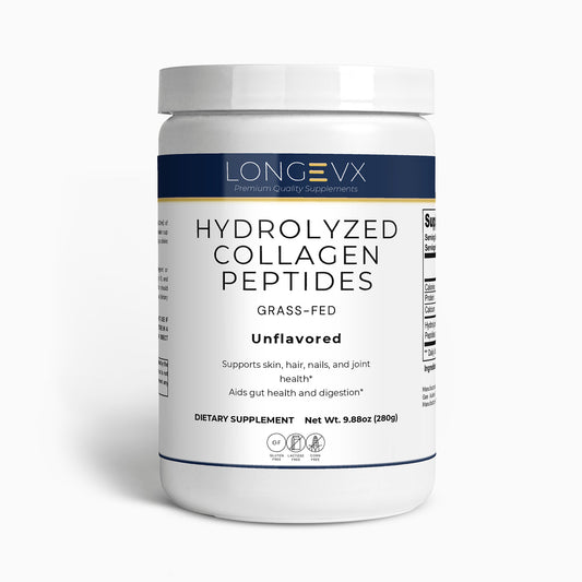 Grass-Fed Collagen Peptides (Unflavored) - LongeVX