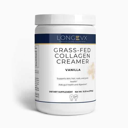 Grass-Fed Collagen Creamer (Vanilla) - LongeVX