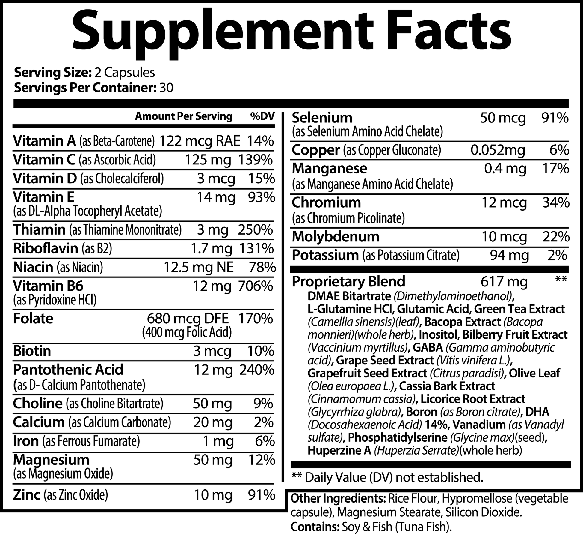 Brain Fuel - LongeVX